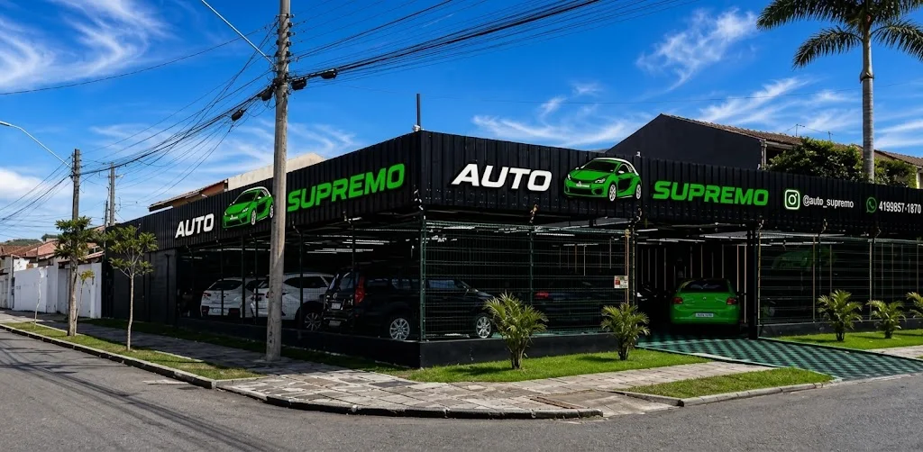 Fachada da Auto Supremo no Cajuru, Curitiba