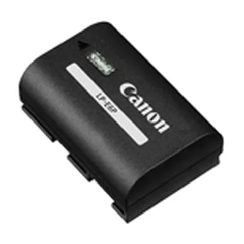 Bateria recarregável Canon, preta, com etiqueta prateada